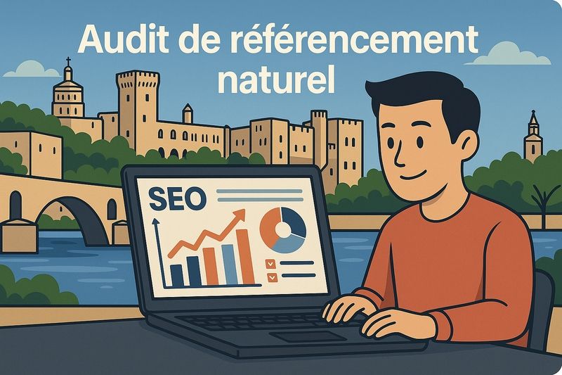 Audit de référencement, seo, naturel, avignon, Vaucluse, France