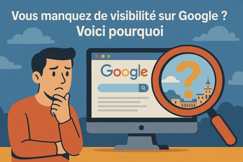 Votre site est invisible sur Google ? Ce n’est pas un hasard !